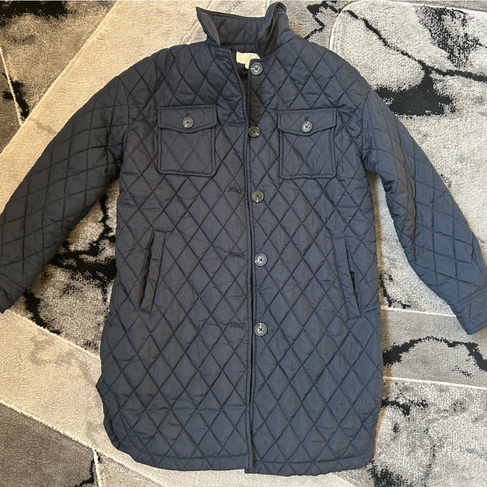 Michael Kors navy Quilted Jacket